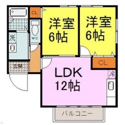 クラスティーナの物件間取画像